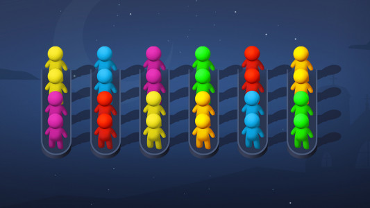 اسکرین شات 1 بازی Sort Puzzle - stickman games