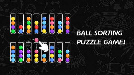 اسکرین شات 1 بازی Ball Sort Game: Bubble Sort
