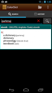 اسکرین شات برنامه English Thesaurus Dictionary 2