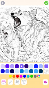 اسکرین شات 1 بازی Animal coloring pages games