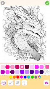 اسکرین شات 2 بازی Animal coloring pages games