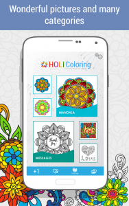 اسکرین شات برنامه کتاب رنگ آمیزی برای بزرگسالان HoliColoring 3
