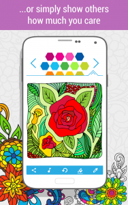 اسکرین شات برنامه کتاب رنگ آمیزی برای بزرگسالان HoliColoring 6