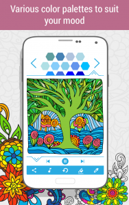 اسکرین شات برنامه کتاب رنگ آمیزی برای بزرگسالان HoliColoring 4