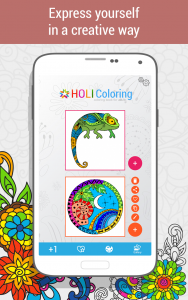 اسکرین شات برنامه کتاب رنگ آمیزی برای بزرگسالان HoliColoring 7