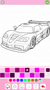 اسکرین شات بازی Car coloring games - Color car 3