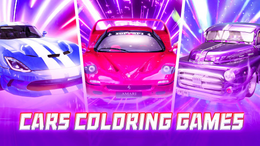 اسکرین شات بازی Car coloring games - Color car 6