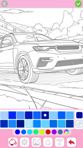 اسکرین شات بازی Car coloring games - Color car 1