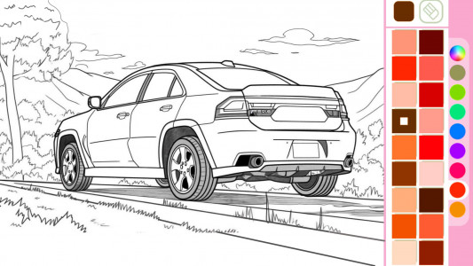 اسکرین شات 6 بازی Car coloring games - Color car