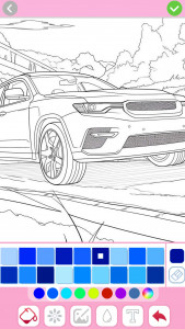 اسکرین شات 1 بازی Car coloring games - Color car