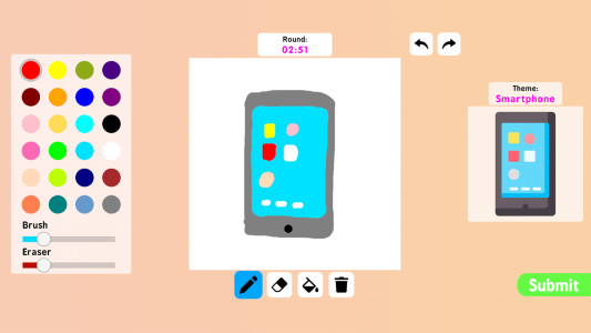 اسکرین شات 5 برنامه Coloring games: speed drawing
