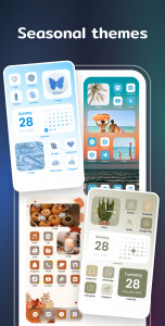 اسکرین شات 6 برنامه Color Widgets, Theme: iWidgets