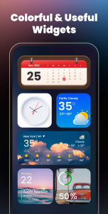 اسکرین شات برنامه Color Widgets iOS - iWidgets 3