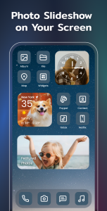 اسکرین شات برنامه Color Widgets, Theme: iWidgets 3