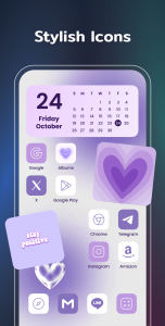 اسکرین شات 8 برنامه Color Widgets, Theme: iWidgets