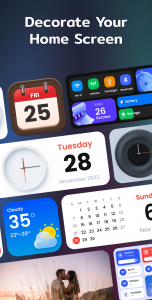 اسکرین شات برنامه Color Widgets, Theme: iWidgets 2