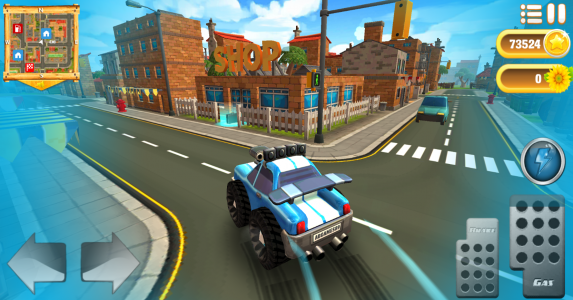 اسکرین شات بازی Cartoon Racer 3D 1