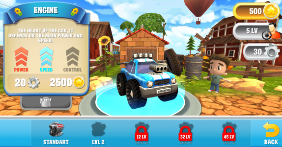 اسکرین شات بازی Cartoon Racer 3D 2