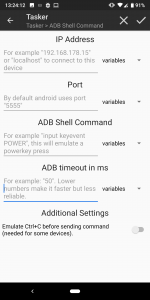 اسکرین شات برنامه ADB Shell [Tasker Plugin] 1