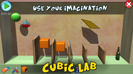 اسکرین شات 2 بازی Cubic Lab 3D: Puzzle pieces &