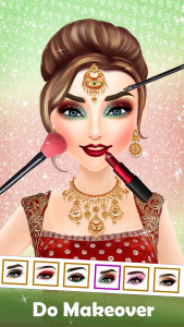 اسکرین شات 2 بازی Indian Wedding Makeup Dressup