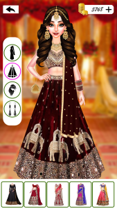 اسکرین شات 6 بازی Indian Fashion Wedding Dressup