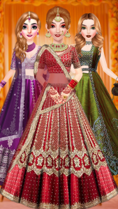 اسکرین شات 4 بازی Indian Fashion Wedding Dressup