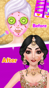 اسکرین شات 1 بازی Indian Wedding Makeup Dressup
