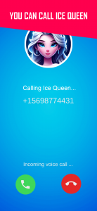 اسکرین شات بازی Ice Queen Chat : Video Call 1