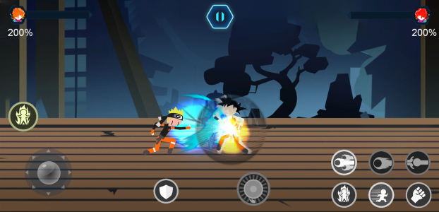 اسکرین شات بازی Stickman Shadow battle warrior 4