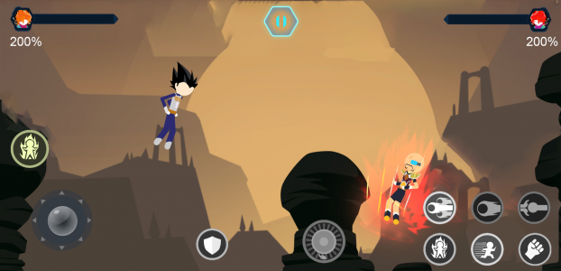 اسکرین شات بازی Stickman Shadow battle warrior 5