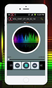 اسکرین شات برنامه Music Player (Play MP3 Audios) 4