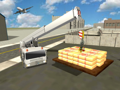 اسکرین شات بازی City Airport Crane Operator construction builders 1