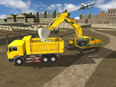 اسکرین شات بازی City Airport Crane Operator construction builders 8