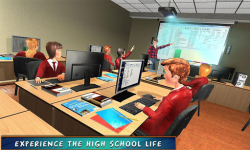 اسکرین شات بازی High School Girl Simulator: Virtual Life Game 3D 4