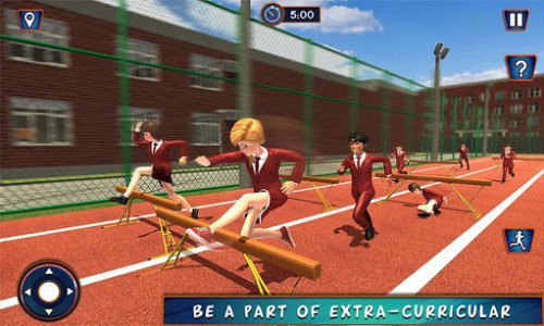اسکرین شات بازی High School Girl Simulator: Virtual Life Game 3D 1
