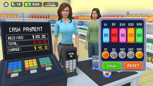 اسکرین شات بازی Supermarket Game Shopping Game 2