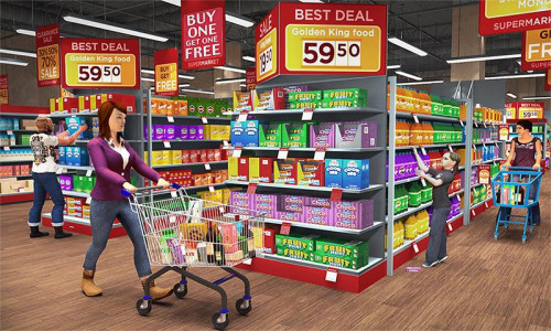 اسکرین شات بازی Supermarket Game Shopping Game 2