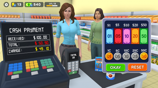 اسکرین شات 2 بازی Supermarket Game Shopping Game