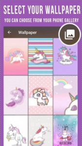 اسکرین شات برنامه Unicorn Kawaii Pony Wallpaper Lock Screen & Emoji 3