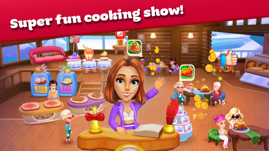 اسکرین شات بازی Cooking Stories: Fun cafe game 1