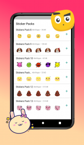 اسکرین شات برنامه WAStickerApps Stickers Emoji 2