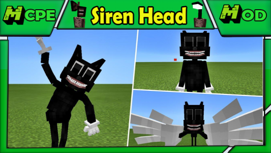 اسکرین شات برنامه Siren Head mod Minecraft 2
