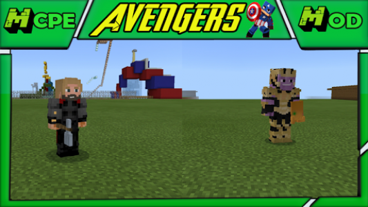اسکرین شات برنامه Avengers Superheroes Mod for Minecraft PE 3