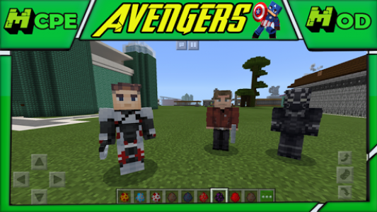 اسکرین شات برنامه Avengers Superheroes Mod for Minecraft PE 4