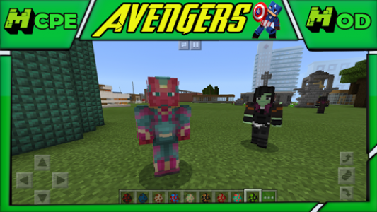 اسکرین شات برنامه Avengers Superheroes Mod for Minecraft PE 7
