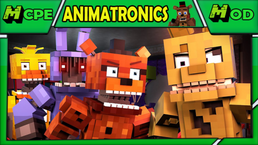 اسکرین شات برنامه Animatronics mod for Minecraft BE 1