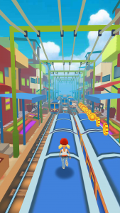 اسکرین شات 2 بازی Carpet Runner Train Surf Race