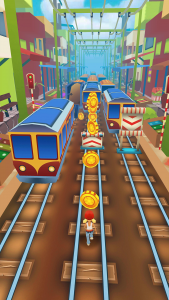 اسکرین شات 1 بازی Carpet Runner Train Surf Race