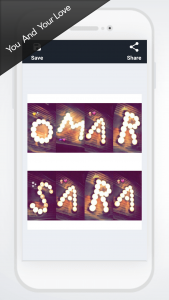 اسکرین شات 4 برنامه Write Name By Candle, Art Name